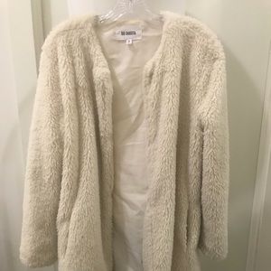 BB Dakota faux fur open Sweater